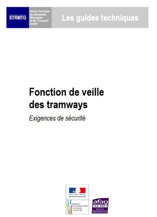 STRMTG  - Publication Guide Fonction de veille des tramways