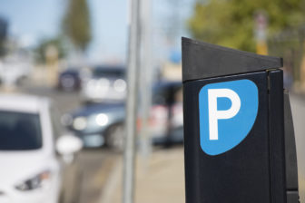 Ticket machine in car park